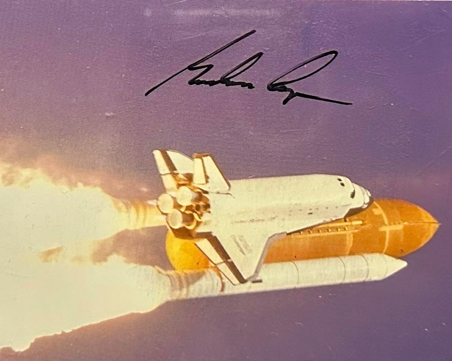 Astronaut Gordon Cooper Signed Card - JSA COA